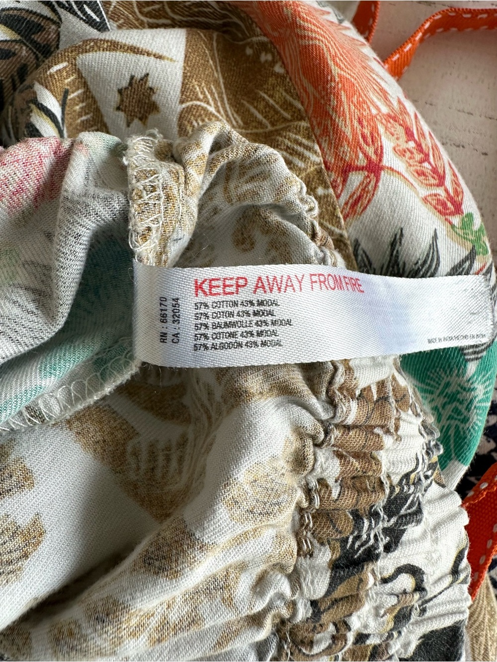 ANTHROPOLOGIE Olivia Wedel Flannel Floral Sleep Lounge Pants Small - Picture 10 of 10